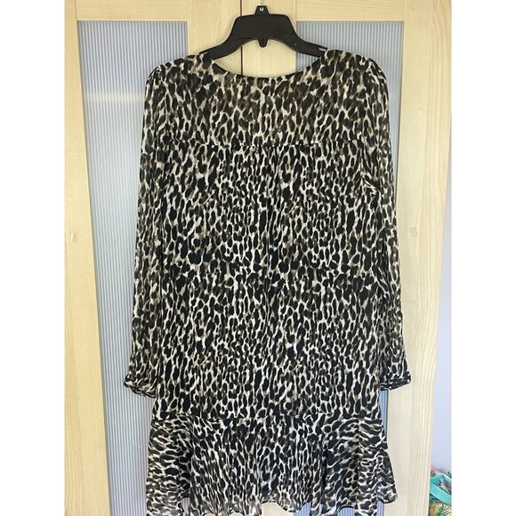 Banana Republic Dress Leopard Print Women Sz 10 Party Career Cocktail Wedding - Picture 5 of 5